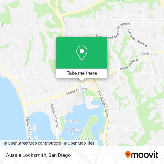 Aussie Locksmith map