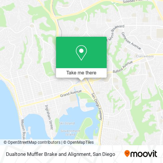 Dualtone Muffler Brake and Alignment map