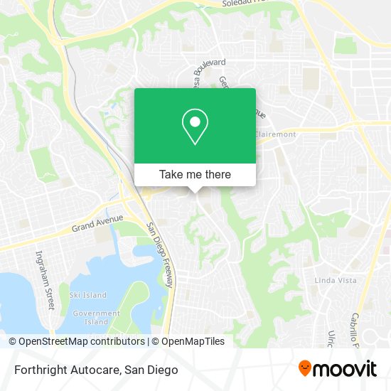 Forthright Autocare map