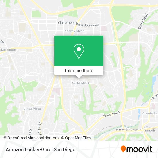 Mapa de Amazon Locker-Gard