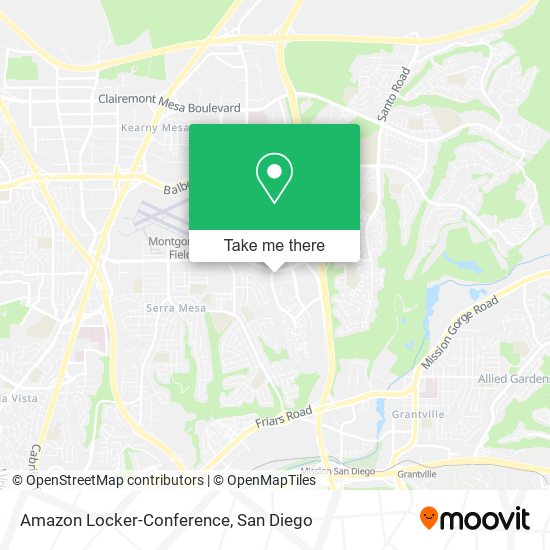 Amazon Locker-Conference map