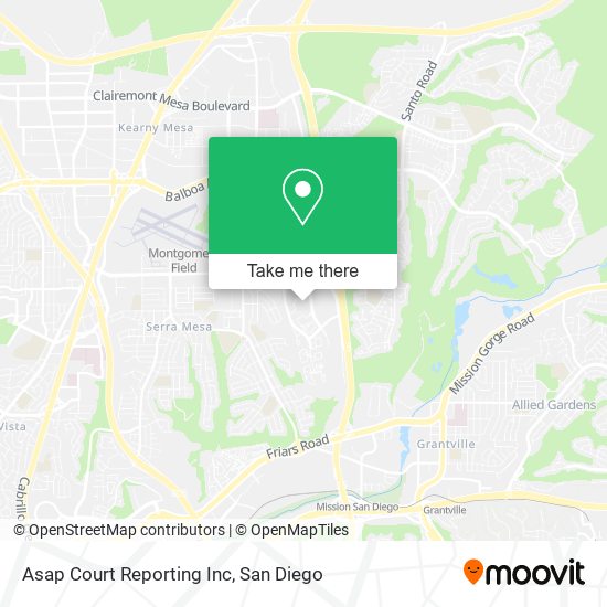 Asap Court Reporting Inc map