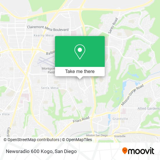 Newsradio 600 Kogo map