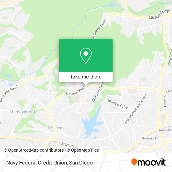 Navy Federal Credit Union map