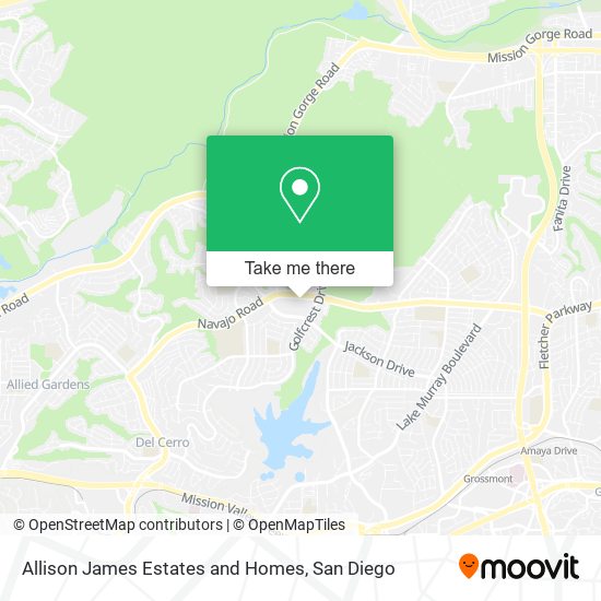 Mapa de Allison James Estates and Homes