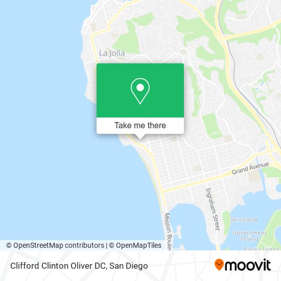 Mapa de Clifford Clinton Oliver DC