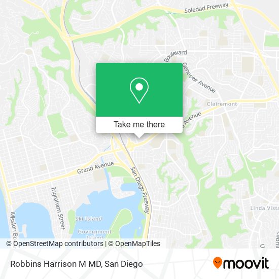 Robbins Harrison M MD map