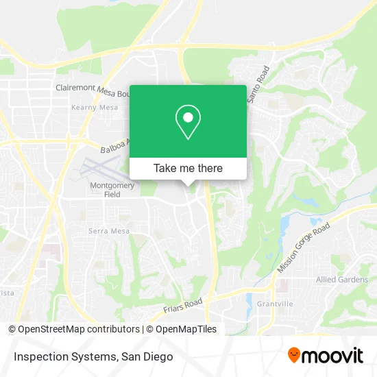 Mapa de Inspection Systems