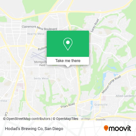 Hodad's Brewing Co map