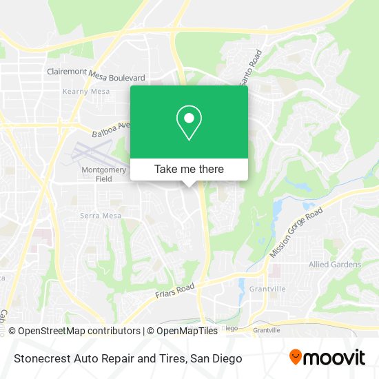 Stonecrest Auto Repair and Tires map