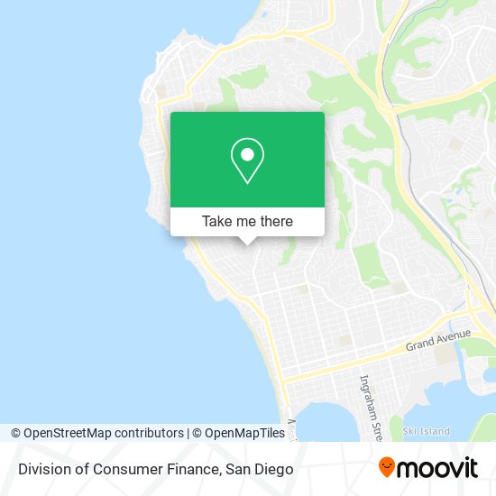 Mapa de Division of Consumer Finance