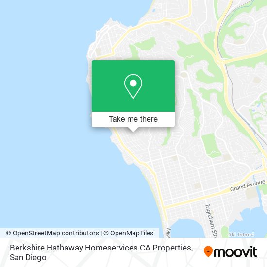 Mapa de Berkshire Hathaway Homeservices CA Properties
