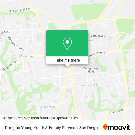 Douglas Young Youth & Family Services map