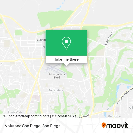 Mapa de Volutone San Diego