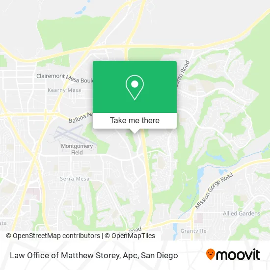 Law Office of Matthew Storey, Apc map