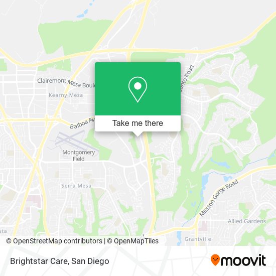 Brightstar Care map