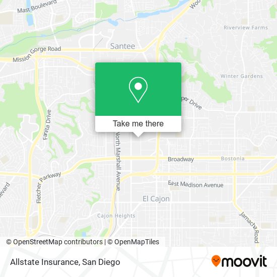 Allstate Insurance map