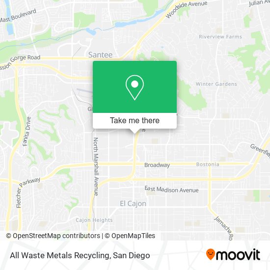 All Waste Metals Recycling map