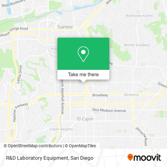 R&D Laboratory Equipment map