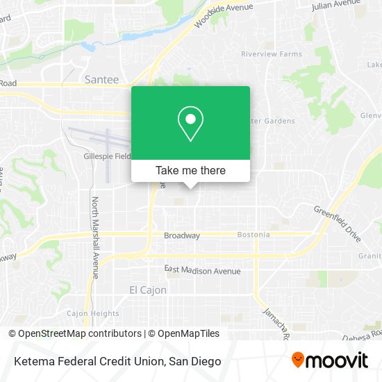 Ketema Federal Credit Union map