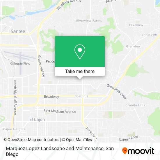 Mapa de Marquez Lopez Landscape and Maintenance