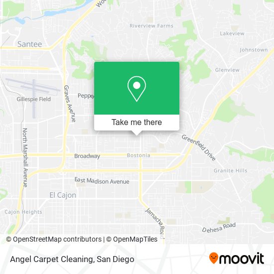 Mapa de Angel Carpet Cleaning