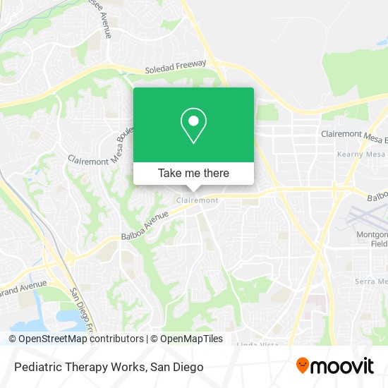 Pediatric Therapy Works map