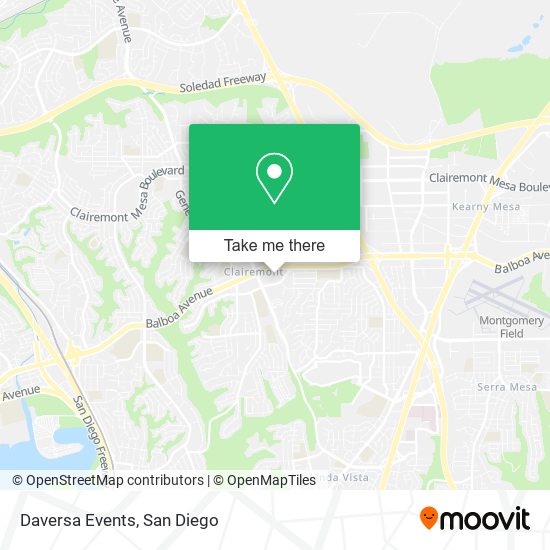 Mapa de Daversa Events