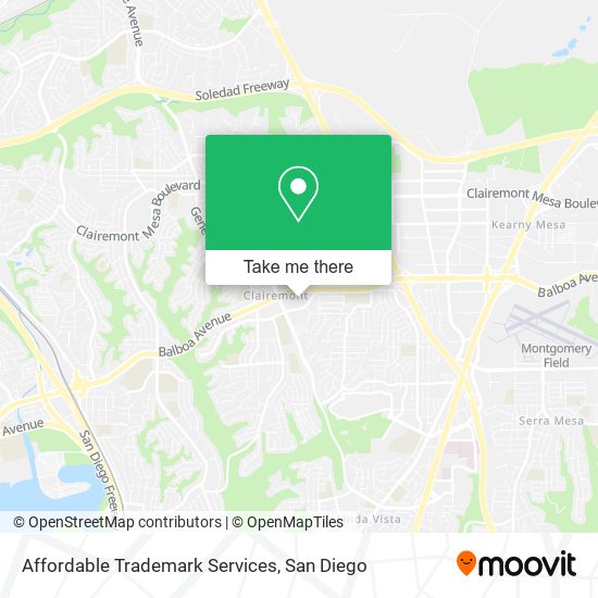 Affordable Trademark Services map