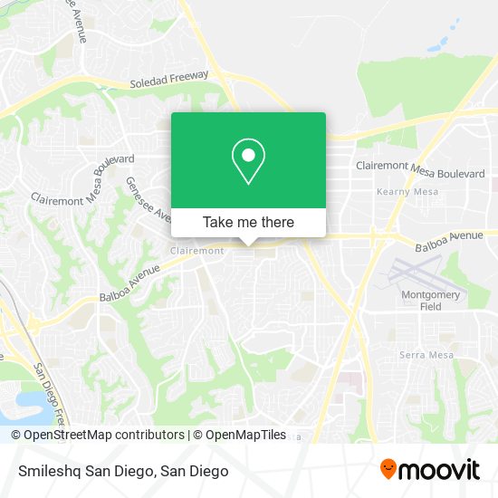 Smileshq San Diego map