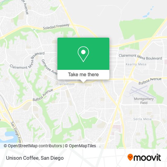 Mapa de Unison Coffee