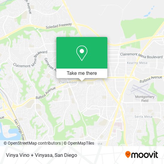 Mapa de Vinya Vino + Vinyasa