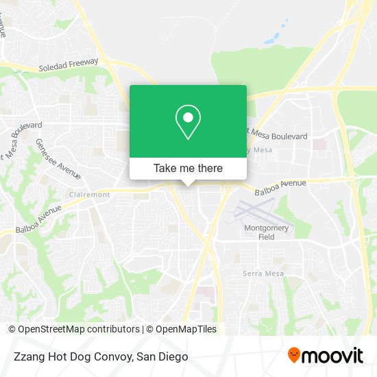 Zzang Hot Dog Convoy map