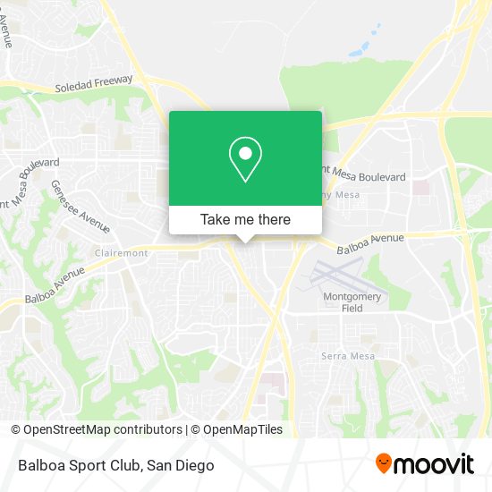 Mapa de Balboa Sport Club