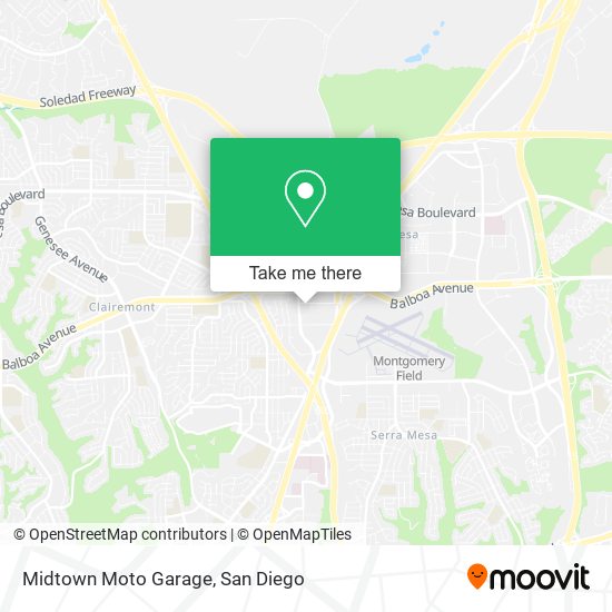 Mapa de Midtown Moto Garage