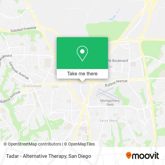 Tadar - Alternative Therapy map