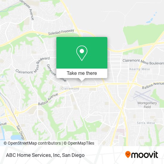 Mapa de ABC Home Services, Inc