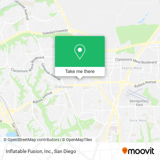 Mapa de Inflatable Fusion, Inc.