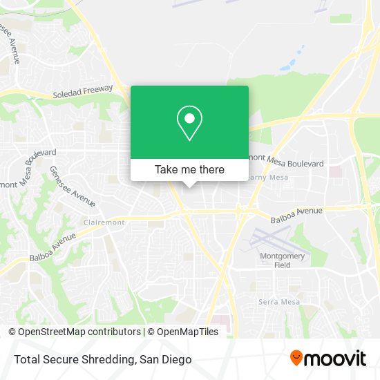 Total Secure Shredding map