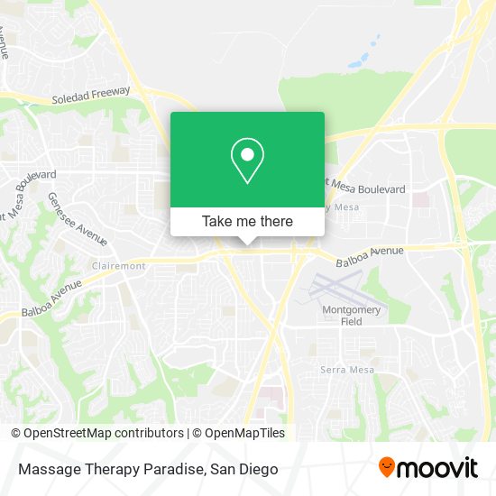 Mapa de Massage Therapy Paradise