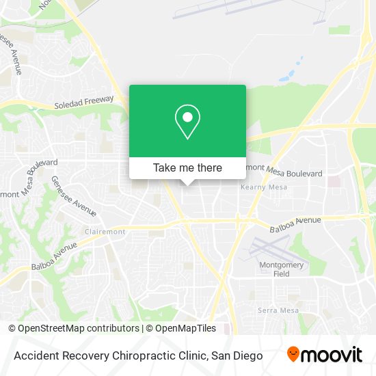 Accident Recovery Chiropractic Clinic map