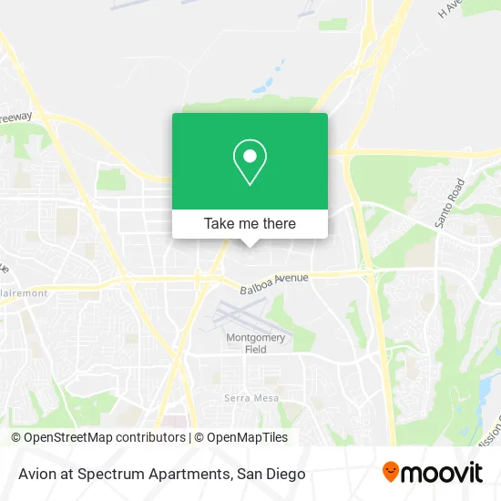 Avion at Spectrum Apartments map