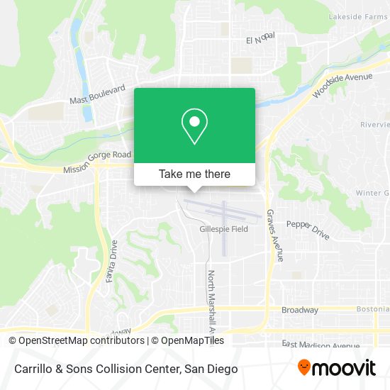 Mapa de Carrillo & Sons Collision Center