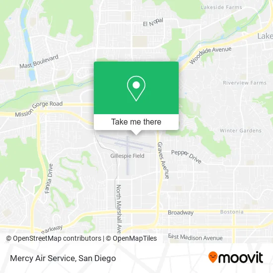 Mapa de Mercy Air Service