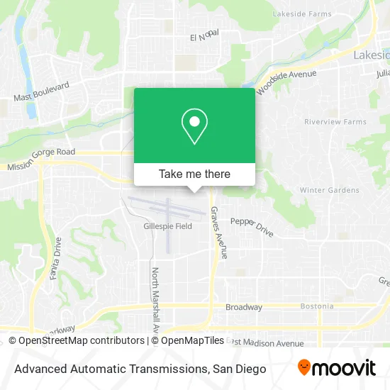 Mapa de Advanced Automatic Transmissions