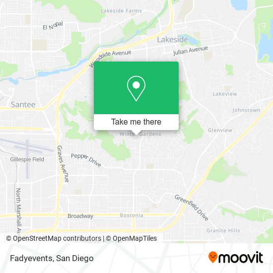 Mapa de Fadyevents