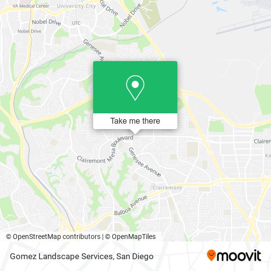 Mapa de Gomez Landscape Services