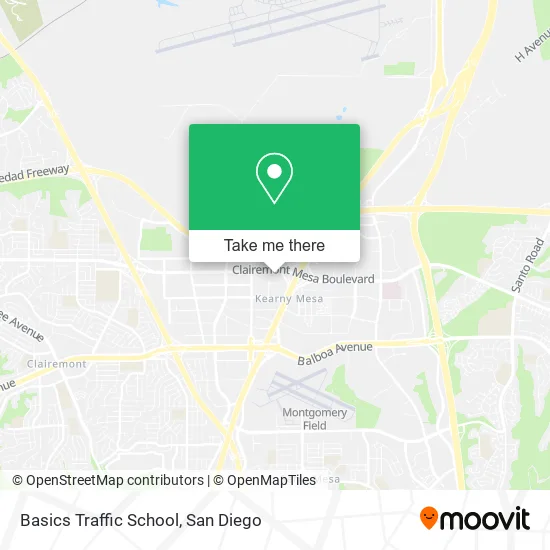 Basics Traffic School map