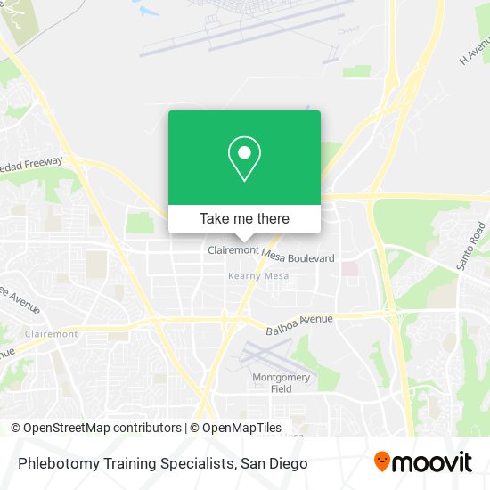 Phlebotomy Training Specialists map