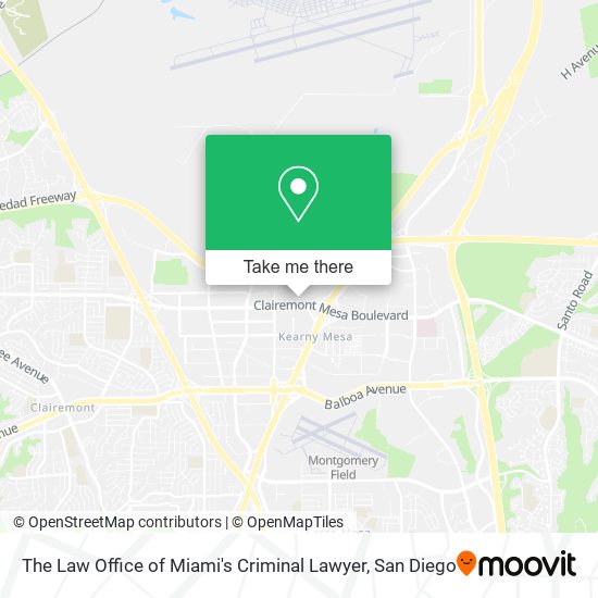 Mapa de The Law Office of Miami's Criminal Lawyer